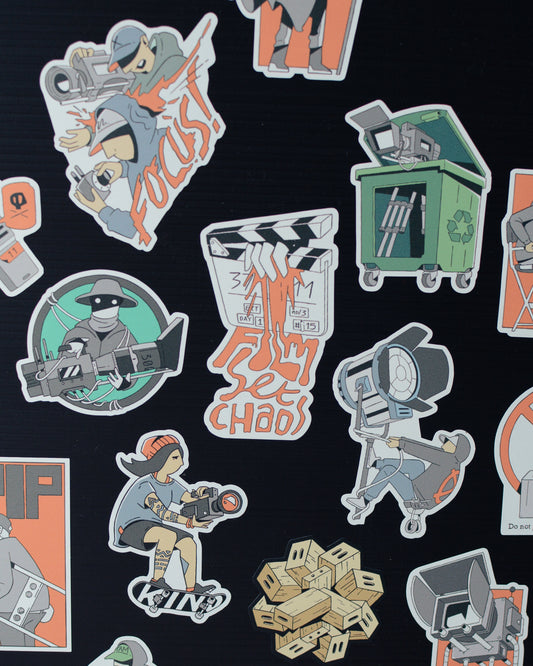 Film Set Chaos / sticker pack